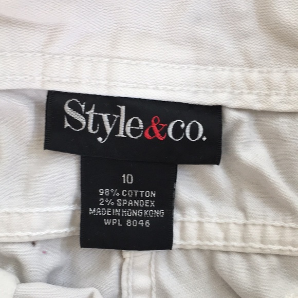 Style&Co-White Capri/Bermudas/almost jeans,pant! - Picture 3 of 7